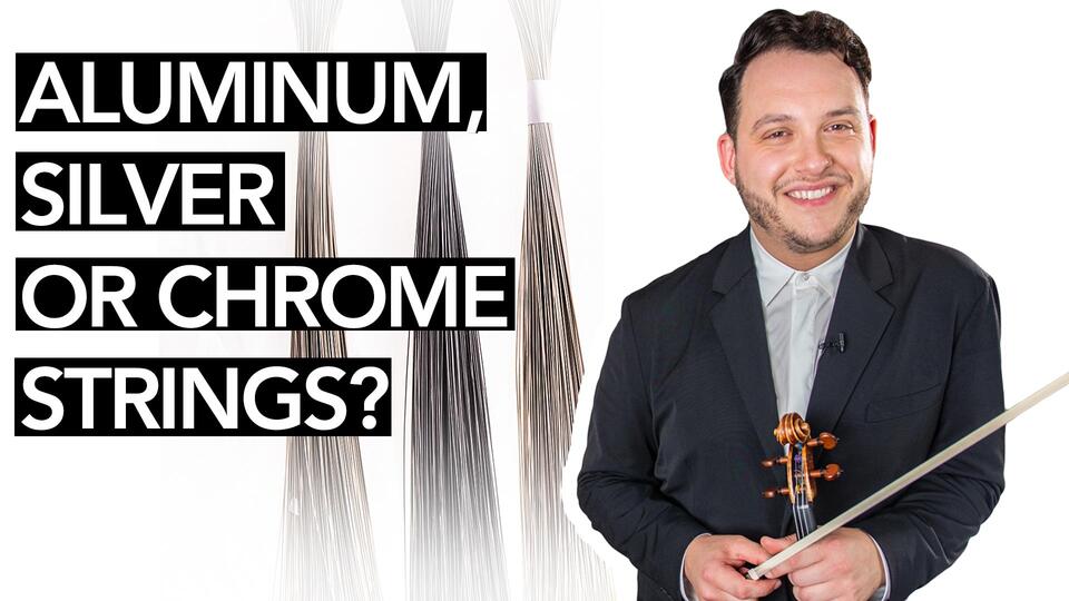 Aluminum, silver or chrome strings?