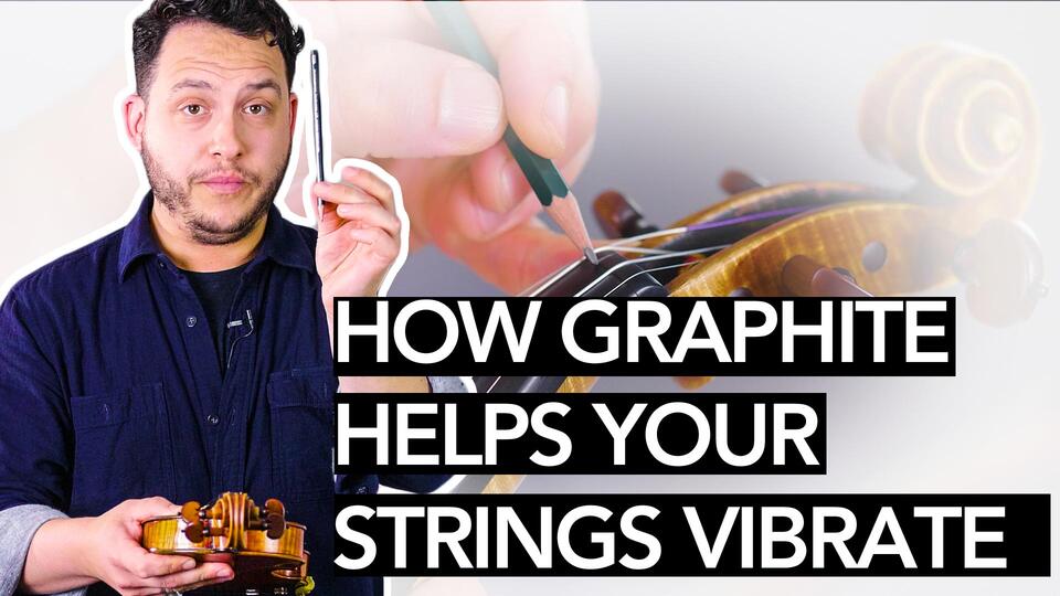 How graphite helps your strings vibrate