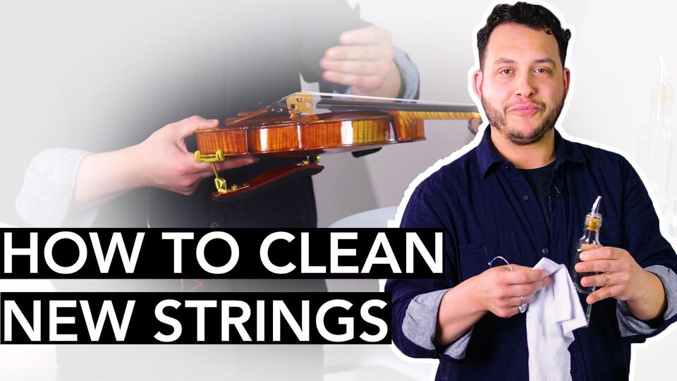 How to clean strings