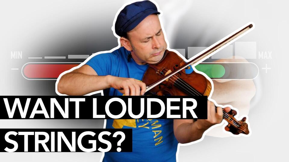 I want louder strings
