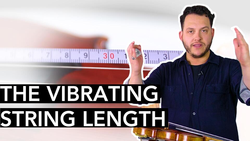 The vibrating string length