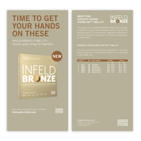 Info PDF INFELD BRONZE for acoustic guitar (English) preview
