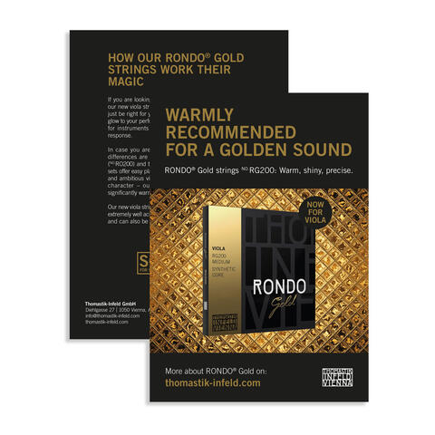 Info-PDF RONDO GOLD für Violine & Viola (Englisch) Vorschau